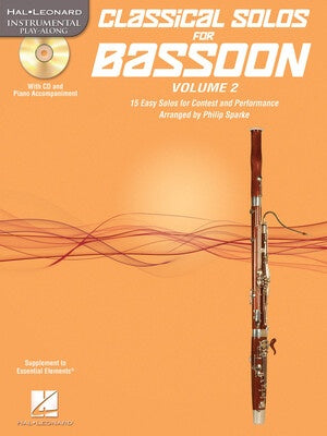 CLASSICAL SOLOS FOR BASSOON V2 BK/CD