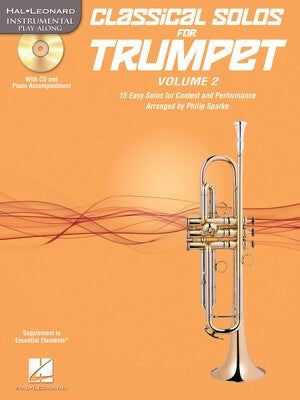 CLASSICAL SOLOS FOR TRUMPET V2 BK/CD