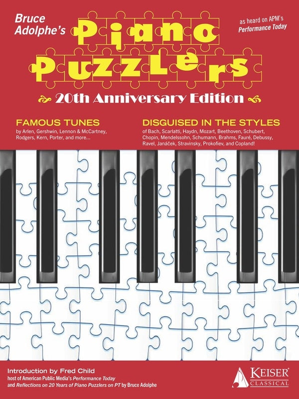 BRUCE ADOLPHES PIANO PUZZLERS 20TH ANNIVERSARY EDITION