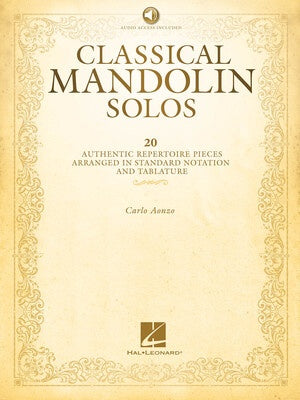 CLASSICAL MANDOLIN SOLOS BK/OLA