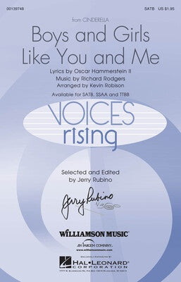BOYS AND GIRLS LIKE YOU AND ME SATB