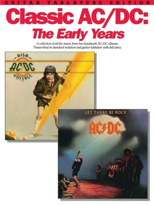 CLASSIC AC/DC THE EARLY YEARS GUITAR TAB RV