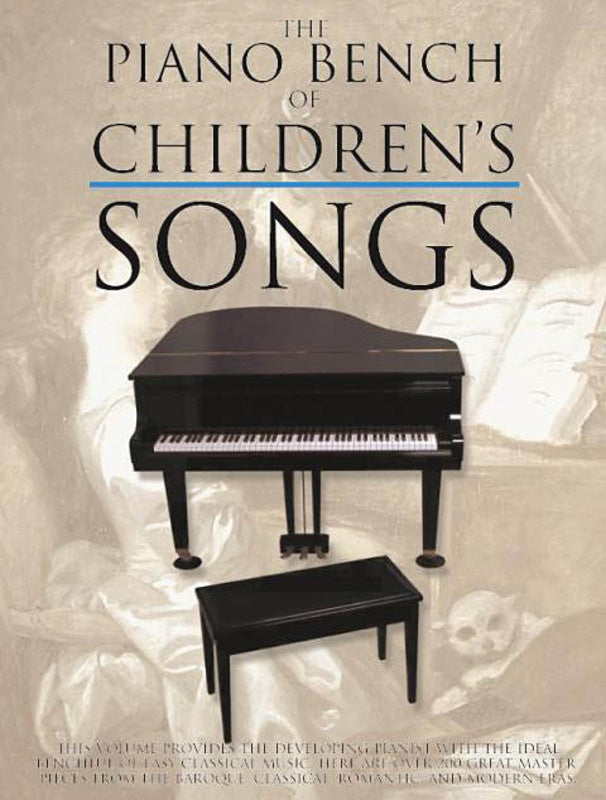 PIANO BENCH OF CHILDRENS SONGS