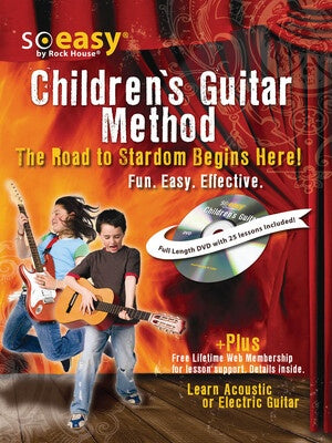 CHILDRENS GUITAR METHOD SO EASY BK/CD/DVD