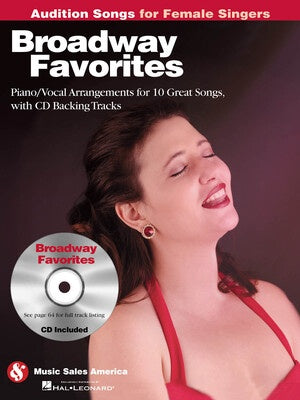 BROADWAY FAVORITES AUDITION SONGS FEMALE BK/CD
