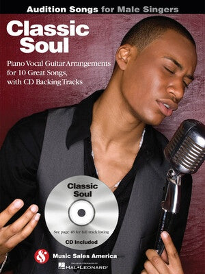 CLASSIC SOUL AUDITION SONGS MALE SINGERS BK/CD