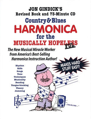 COUNTRY & BLUES HARMONICA MUSICALLY HOPELESS BK/CD