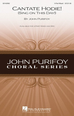 CANTATE HODIE! (SING ON THIS DAY!) 3 PART MIXED