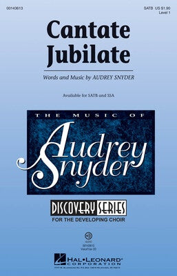 CANTATE JUBILATE SATB