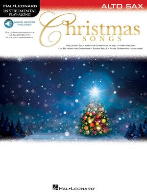 CHRISTMAS SONGS ALTO SAX BK/OLA