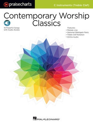 CONTEMPORARY WORSHIP CLASSICS C TREBLE BK/OLA