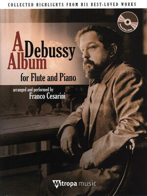 DEBUSSY ALBUM FOR FLUTE AND PIANO BK/CD