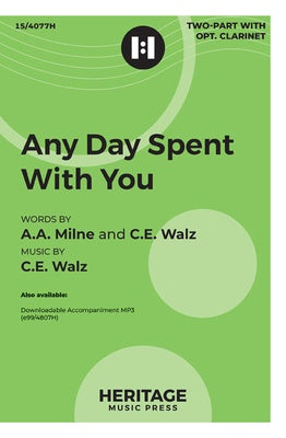 ANY DAY SPENT WITH YOU 2 PART/PIANO WITH OPT CLARINET