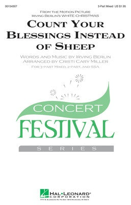 COUNT YOUR BLESSINGS INSTEAD OF SHEEP 3 PART MIXED