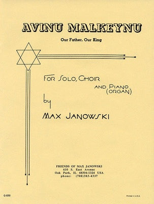 AVINU MALKEYNU SATB