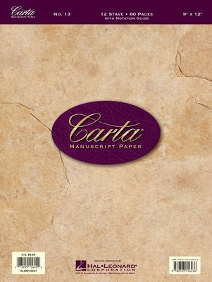 CARTA MANUSCRIPT NO 13 BASIC 80PG 12ST PAD