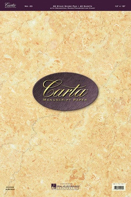 CARTA MANUSCRIPT PRO 40SHTS 26ST SC/PAD