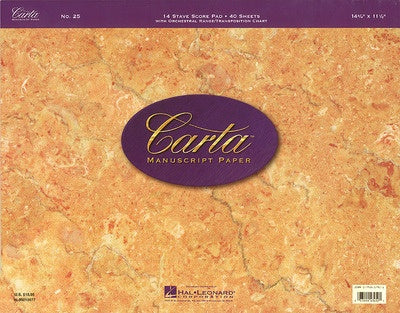 CARTA MANUSCRIPT PRO 40SHTS 14ST SC/PAD