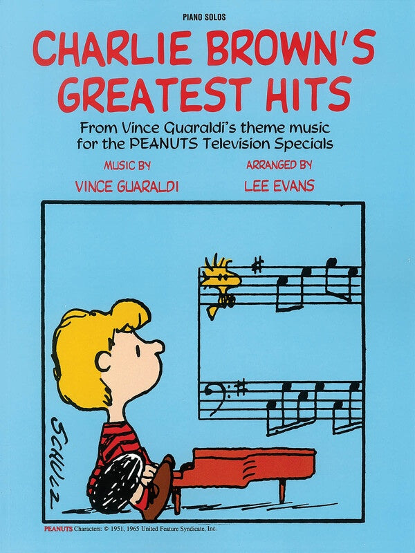 CHARLIE BROWNS GREATEST HITS PIANO SOLO ARR EVAN