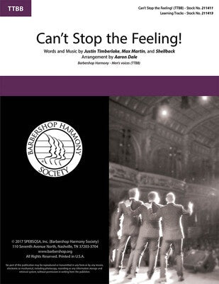 CANT STOP THE FEELING! TTBB A CAPPELLA