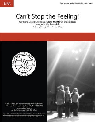 CANT STOP THE FEELING! SSAA A CAPPELLA