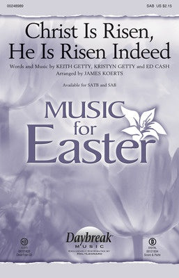 CHRIST IS RISEN HE IS RISEN INDEED SAB