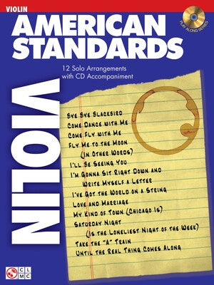 AMERICAN STANDARDS BK/CD VIOLIN