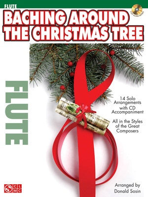 BACHING AROUND THE CHRISTMAS TREE FLUTE BK/CD
