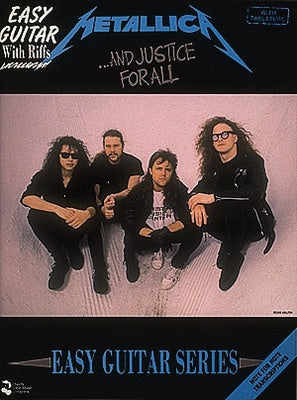 AND JUSTICE FOR ALL EASY GTR RIFFS TAB
