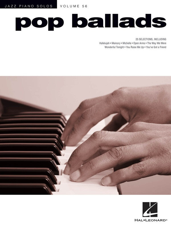 POP BALLADS JAZZ PIANO SOLOS V56 JPS