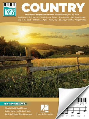 COUNTRY SUPER EASY SONGBOOK