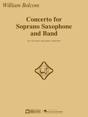 BOLCOM - CONCERTO FOR SOPRANO SAX/PIANO