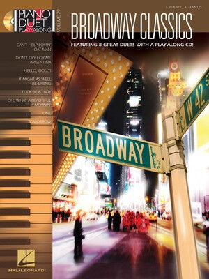 BROADWAY CLASSICS PIANO DUET PLAY ALONG BK/CD V2