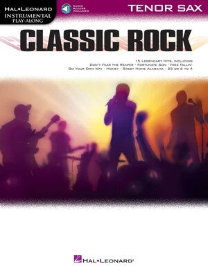 CLASSIC ROCK FOR TENOR SAX BK/OLA