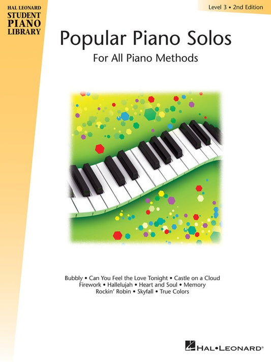 HLSPL POPULAR PIANO SOLOS LEV 3 2ND EDITION BK/OLA