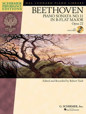 BEETHOVEN - SONATA NO 11 B FLAT MAJ OP 22 BK/CD SPE