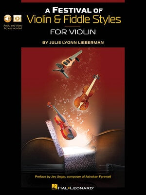 A FESTIVAL OF VIOLIN & FIDDLE STYLES FOR VIOLIN BK/OLM