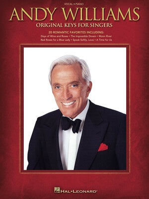 ANDY WILLIAMS ORIGINAL KEYS FOR SINGERS