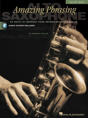 AMAZING PHRASING ALTO SAX BK/OLA