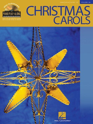 CHRISTMAS CAROLS PIANO PLAY ALONG V48 BK/CD