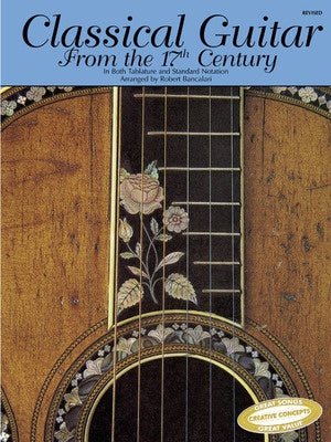 CLASSICAL GUITAR 17TH CENTURY TAB & NOTES