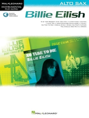 BILLIE EILISH FOR ALTO SAX BK/OLA