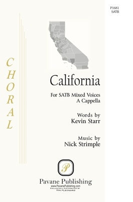 CALIFORNIA SATB A CAPPELLA