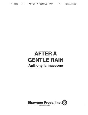 AFTER A GENTLE RAIN CONCERT BAND