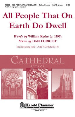 ALL PEOPLE THAT ON EARTH DO DWELL SATB ORGAN CAT