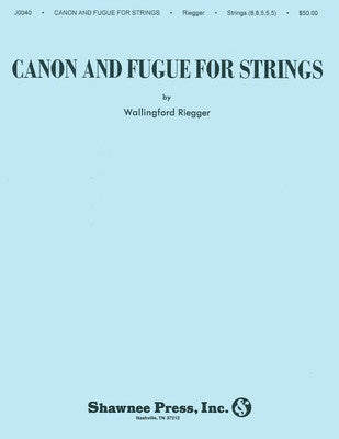 CANON AND FUGUE FOR STRINGS ORCH 88555