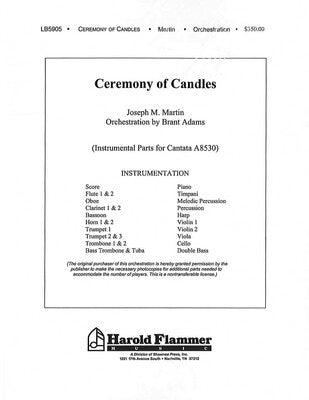 CEREMONY OF CANDLES ORCHESTRATION CONDUCTORS JOS