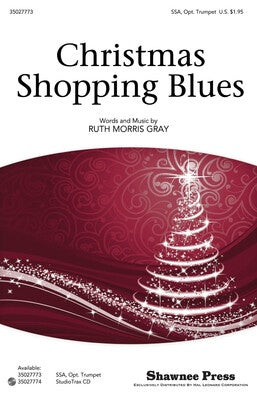 CHRISTMAS SHOPPING BLUES SSA OPT TPT