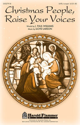 CHRISTMAS PEOPLE RAISE YOUR VOICES SATB