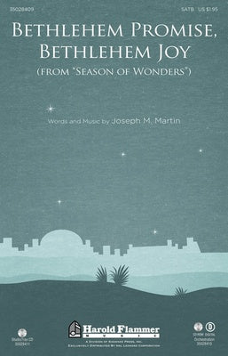 BETHLEHEM PROMISE BETHLEHEM JOY STUDIOTRAX CD